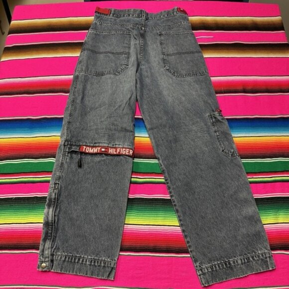 Vintage Tommy Hilfiger Carpenter Jeans Mens 32x32 (Fit 30x31) Baggy Loose Y2K - Picture 1 of 8